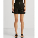 Lauren Ralph Lauren Plus size Women's  Twill Shorts, Size 16