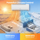 18000 BTU Mini Split Air Conditioner & Heater with WiFi