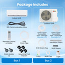 EcoGuard Series 9000 BTU 19 SEER2 115V Mini Split Air Conditioner and Heater