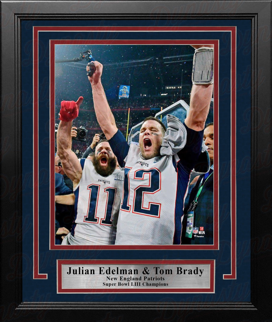 Julian Edelman & Tom Brady Super Bowl LIII New England Patriots 8