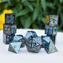 Elder Runes Midnight Dance Metal Dice Set