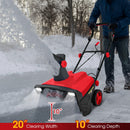 20 Inch 120V 15Amp Electric Snow Thrower with 180¬∞ Rotatable Chute