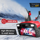 20 Inch 120V 15Amp Electric Snow Thrower with 180¬∞ Rotatable Chute
