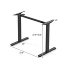 Electric Standing Desk Frame Height Adjustable Computer Desk Base with LED Display