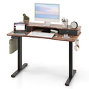 48 Inch x 24 Inch Height Adjustable Electric Standing Desk with 2 Drawers