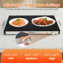 Electric Warming Food Warmer with Adjustable Temperature Control and Overheat Protection