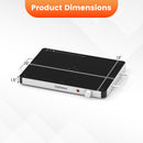 Electric Warming Tray Food Warmer with Adjustable Temperature Control