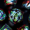 Elemental Dragon Liquid Core Dice Set