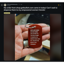 Empowered Women Empower Women And Also Meet in the Dead of Night Feminist Dog Tag Keychain in Red with Silver Lettering