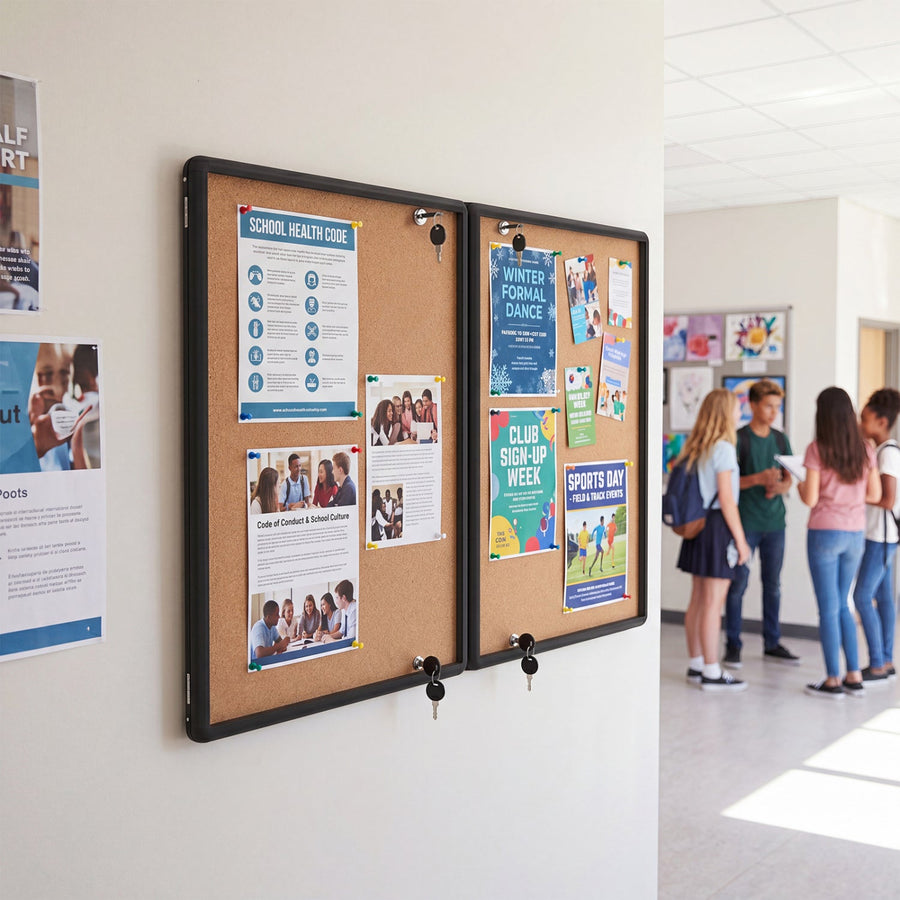 Enclosed Bulletin Board 47.5