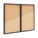 Enclosed Bulletin Board 47.5" x 35.5" with Aluminum Frame