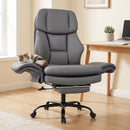 Big and Tall Office Chair with Retractable Footrest 500 lbs