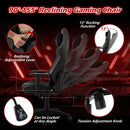 Ergonomic High Back Computer Chair with Magnetic Headrest and Lumbar Pillow-Black