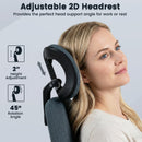 Ergonomic Office Chair Computer Desk Chair with 2D Headrest and Rocking Backrest