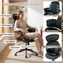 Ergonomic Office Chair with Headrest Adjustable Height for Home Office and Study