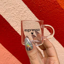 Espresso Glass Espresso Cup | Coffee Tea Clear Mug