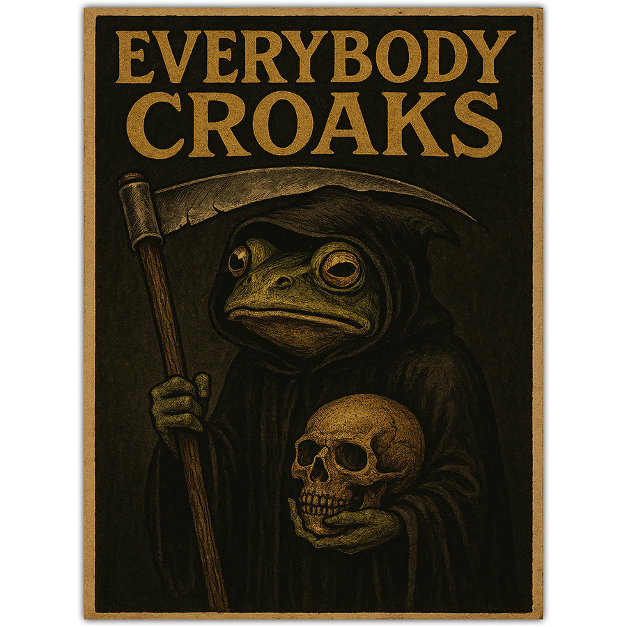 Everybody Croaks Sticker