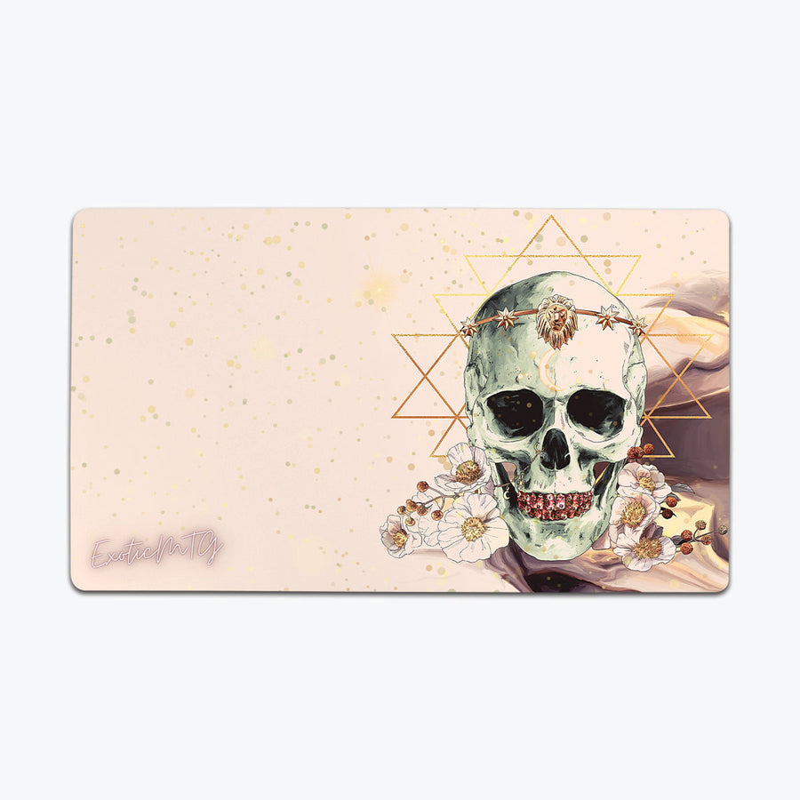 Pink Teeth Skull Playmat