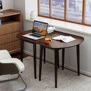 Extendable Dining Table Set with 2 Half-Round and 1 Rectangular Tables