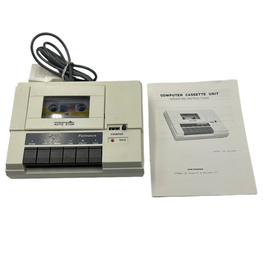 Fortronics Computer Cassette Unit - Commodore 64