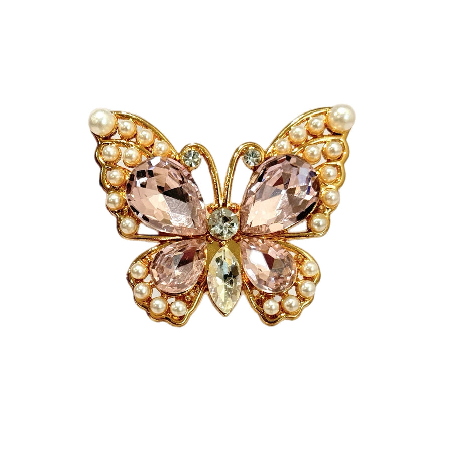Butterfly Bling Deluxe Metal Straw Topper