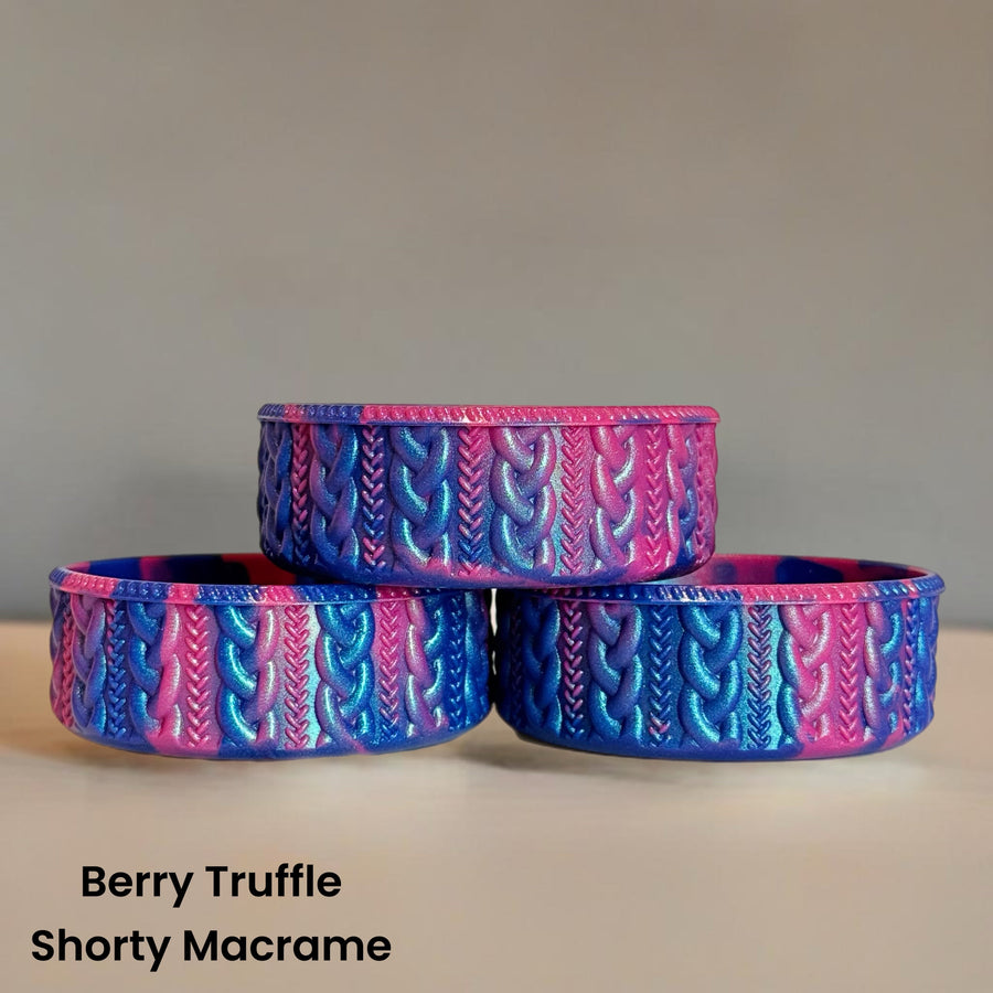 Berry Truffle Shorty Macrame  Boot