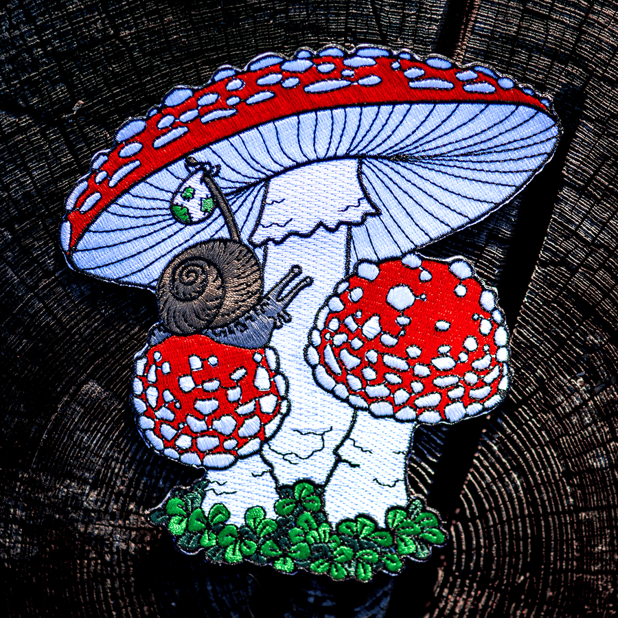 Agaric Adventures Iron-on Back Patch