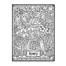 Jungle Doodle Reversible Oxford Fabric And Flannel Soft Blanket
