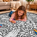 Jungle Doodle Reversible Oxford Fabric And Flannel Soft Blanket