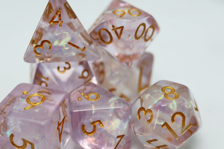 Sakura Petals RPG Dice Set