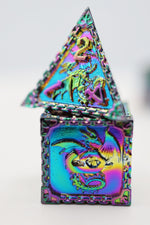 Chained Dragon: Mystic - Metal RPG Dice Set