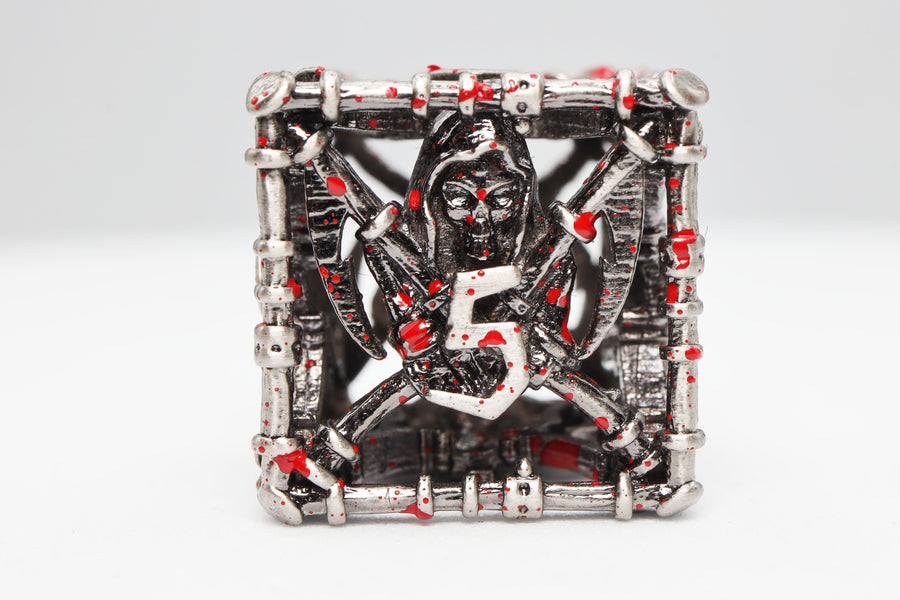Grim Scythe: Sanguine - Metal RPG Dice Set