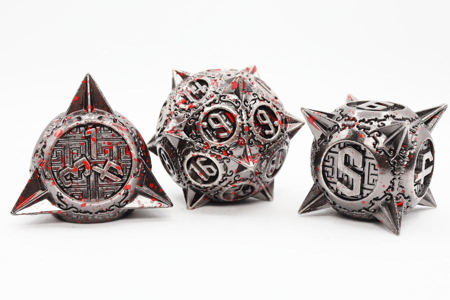 Meteor Storm: Abandoned Station - Metal RPG Dice Set