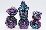 Otherworldly Flower - Hollow Metal RPG Dice Set