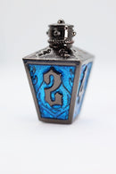 Moonlit Lantern: Midnight Frostfire - Metal RPG Dice Set
