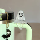Sitting Ghost Charm - Tumbler Handle Charm
