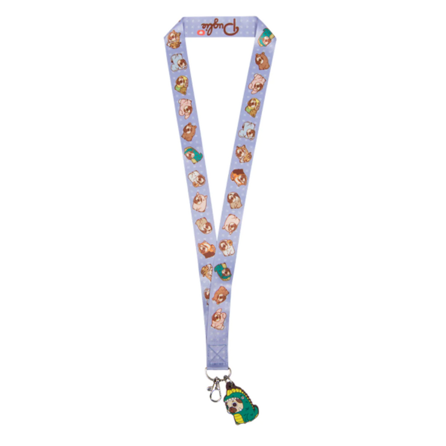 Good Smile Company: Wild Waddle Puglie Lanyard with Dinosaur Charm