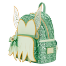 Disney Loungefly Tinker Bell Sequin Holiday Mini Backpack