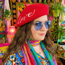 FLASH SALE: Embroidered Berets in 5 Fun Colors and Sayings | Wool and Nylon