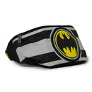 Fanny Pack - BATMAN Bat Signal Stripes Utility Belt Black Gray Yellow