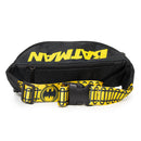 Fanny Pack - BATMAN Bat Signal Stripes Utility Belt Black Gray Yellow