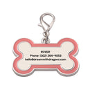 Personalized Bone-Shaped Dog ID Tag