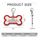 Personalized Bone-Shaped Dog ID Tag