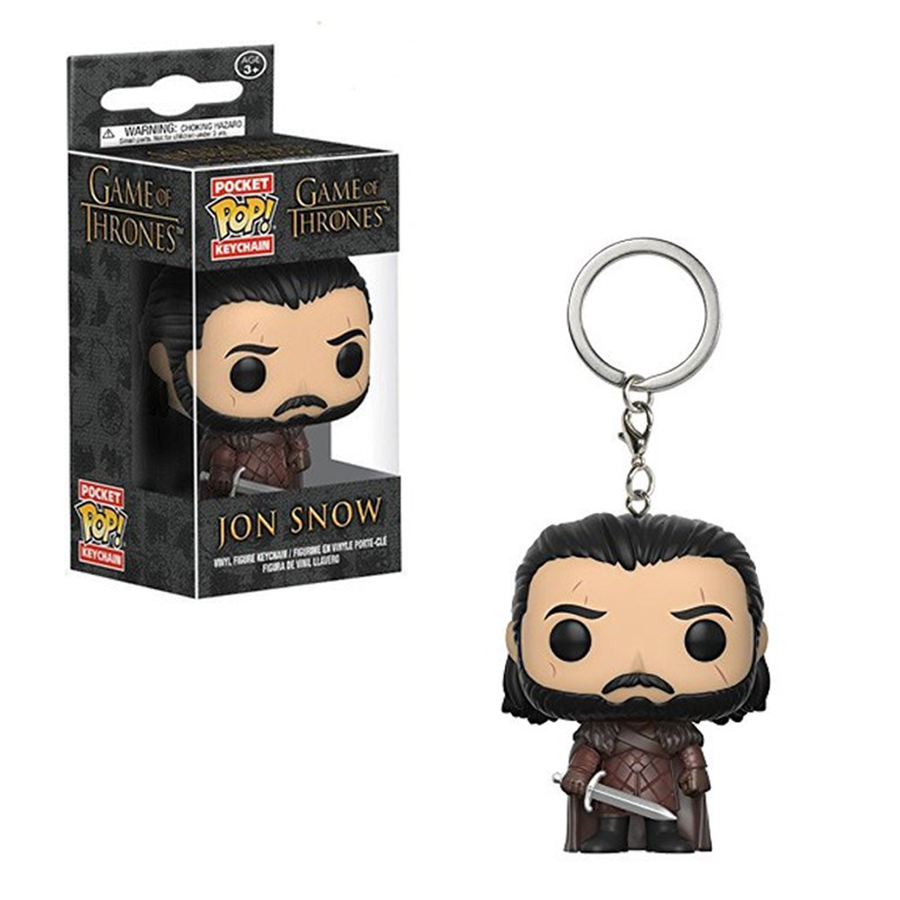 Funko POP! Keychain: Game of Thrones - Jon Snow (Scar) Pocket Keychain