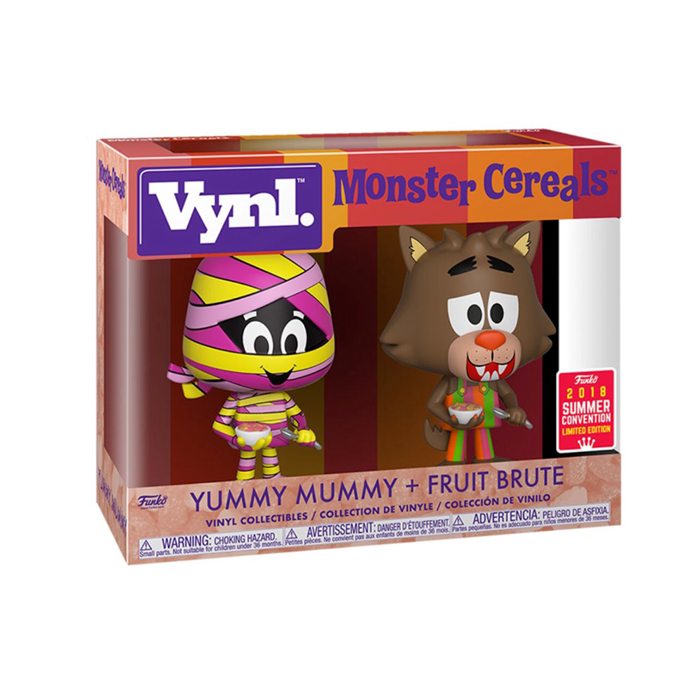 cereal monsters funko Vynl AD Icons Yummy Mummy & Fruit Brute Funko Vinyl