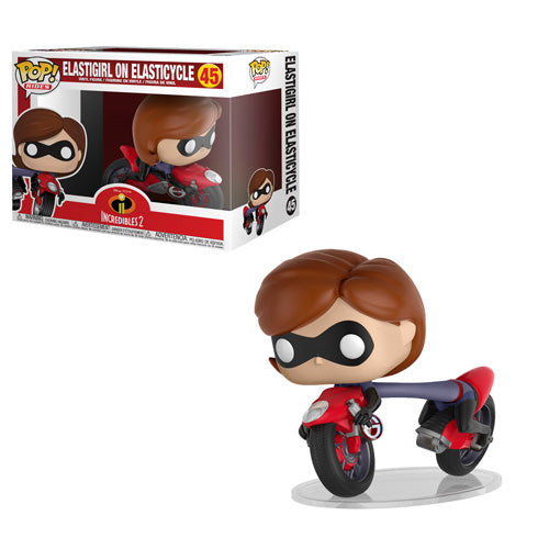 Funko POP! Rides: Incredibles 2 - Elastigirl on Elasticycle Vinyl Figure #45