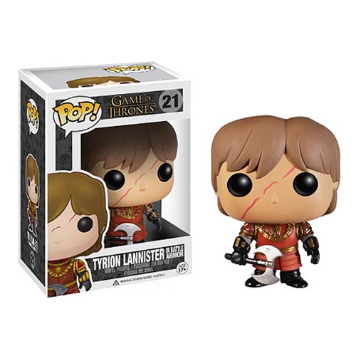 Funko POP! Game of Thrones - Tyrion Lannister with Scar and Battle Armor Vinyl Figure #21