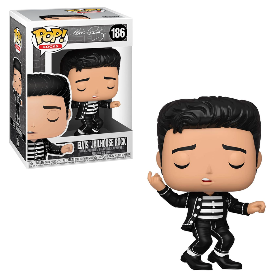 [PRE-ORDER] Funko POP! Rocks: Elvis - Jailhouse Rock Elvis Vinyl Figure #186