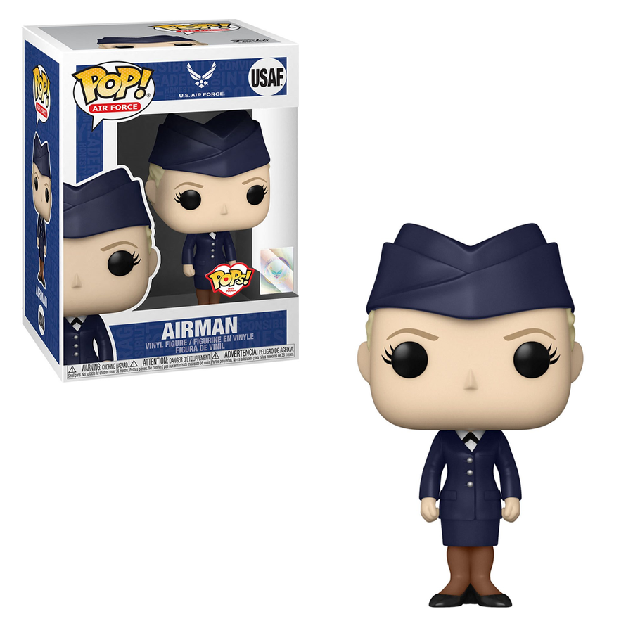 Funko POP! Pops! with Purpose: U.S. Air Force - Female 1 (Dress Blues) Ralphie's Funhouse Funko POP! Pops! with Purpose: U.S. Air Force - Female 1 (Dress Blues) Ralphie's Funhouse