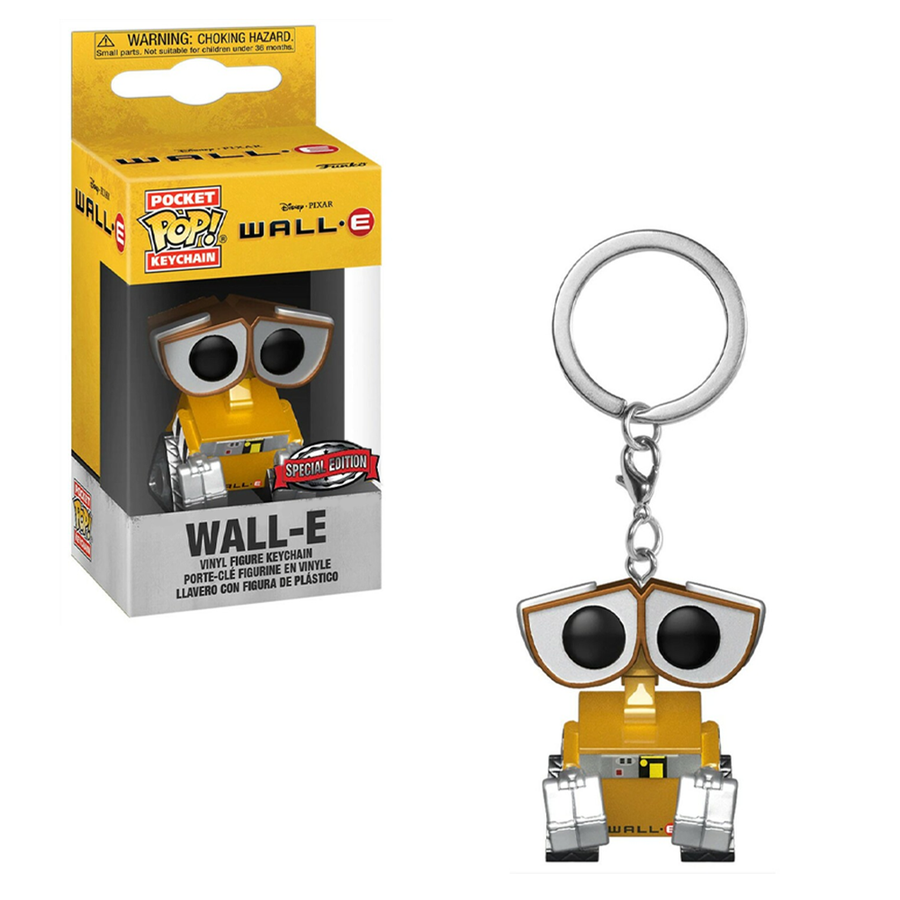 Funko POP! Keychain: Disney Pixar - Wall-E (Metallic) Pocket Keychain Special Edition Exclusive
